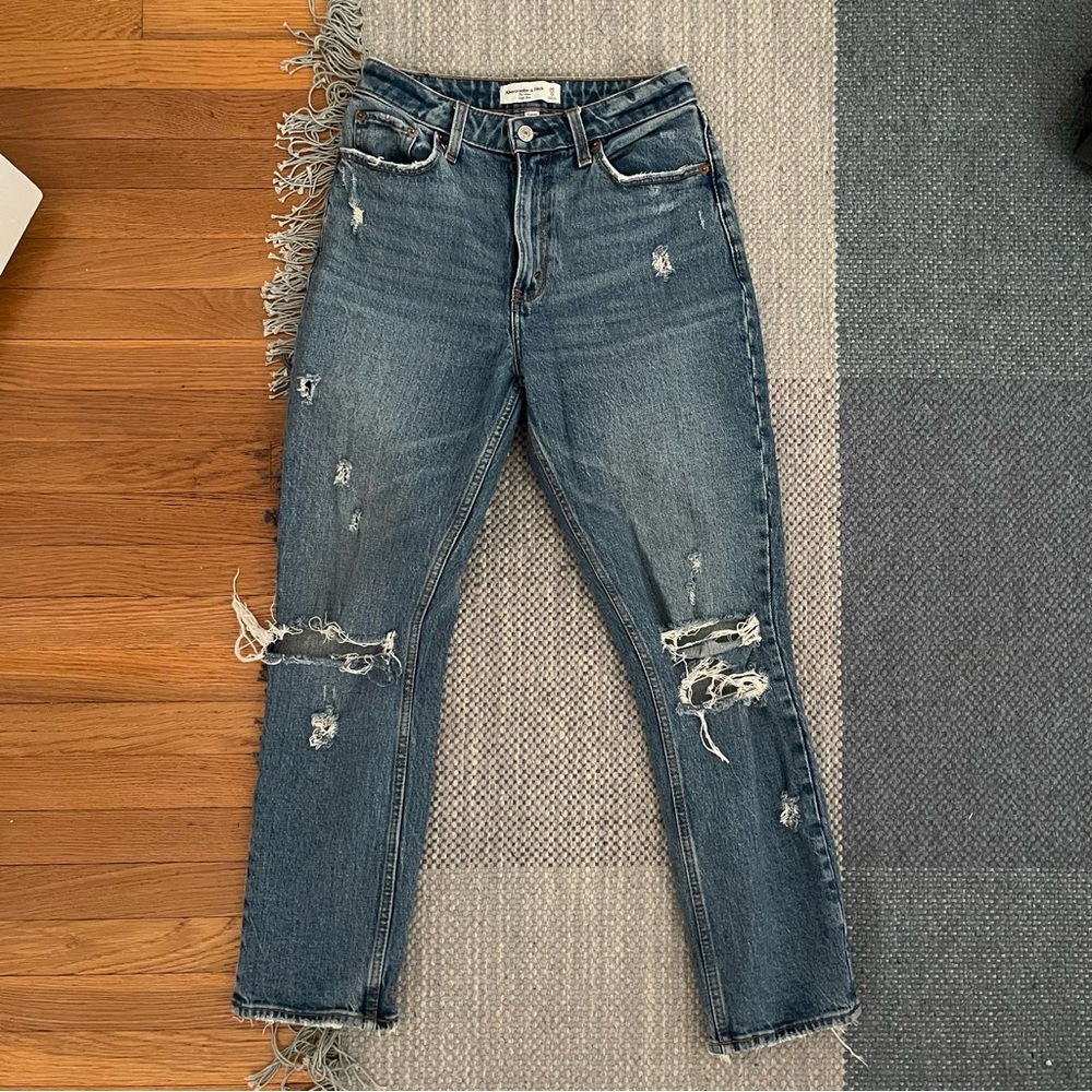 Abercrombie Curve Love Mom Jeans Sz 25/0